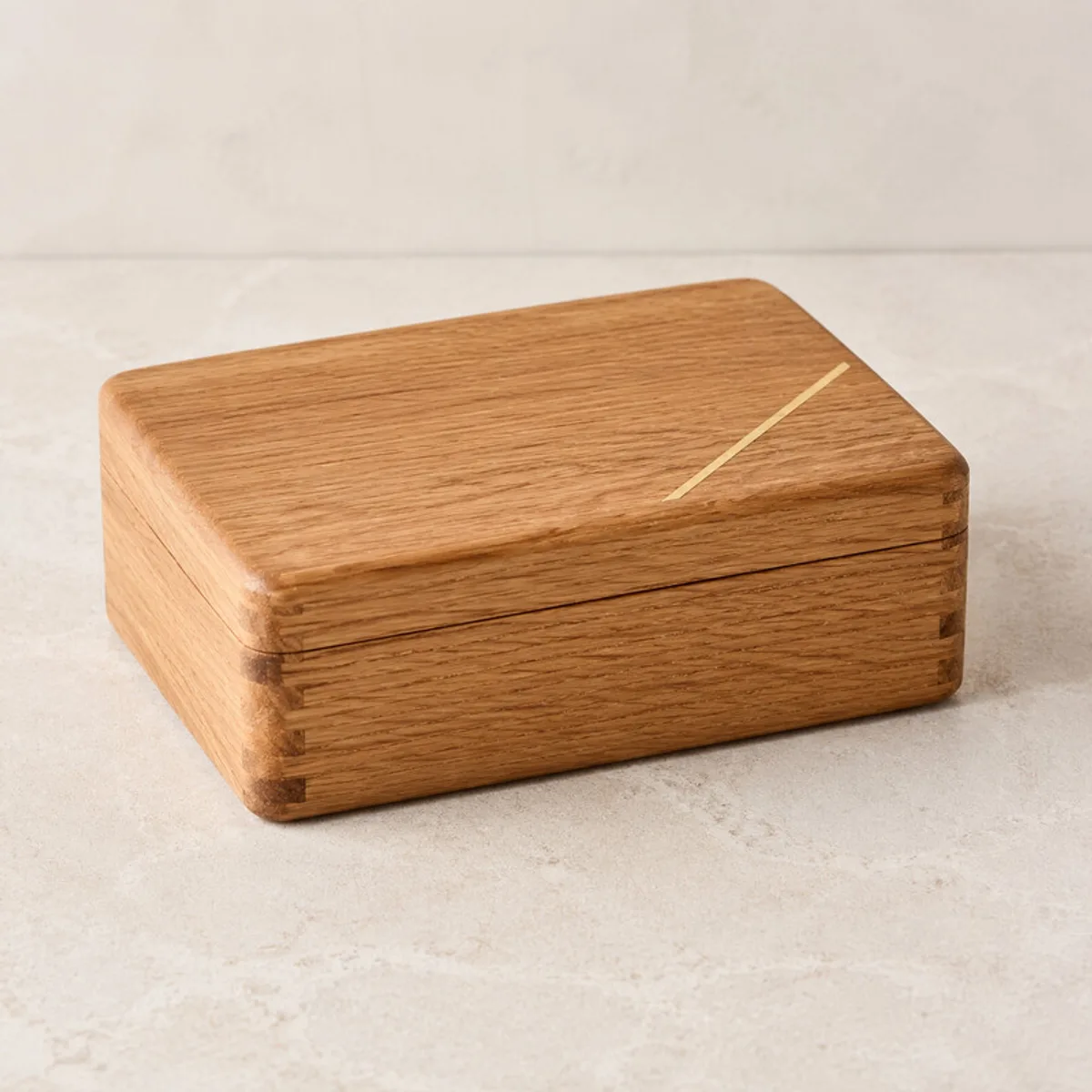 Oak Keepsake Box